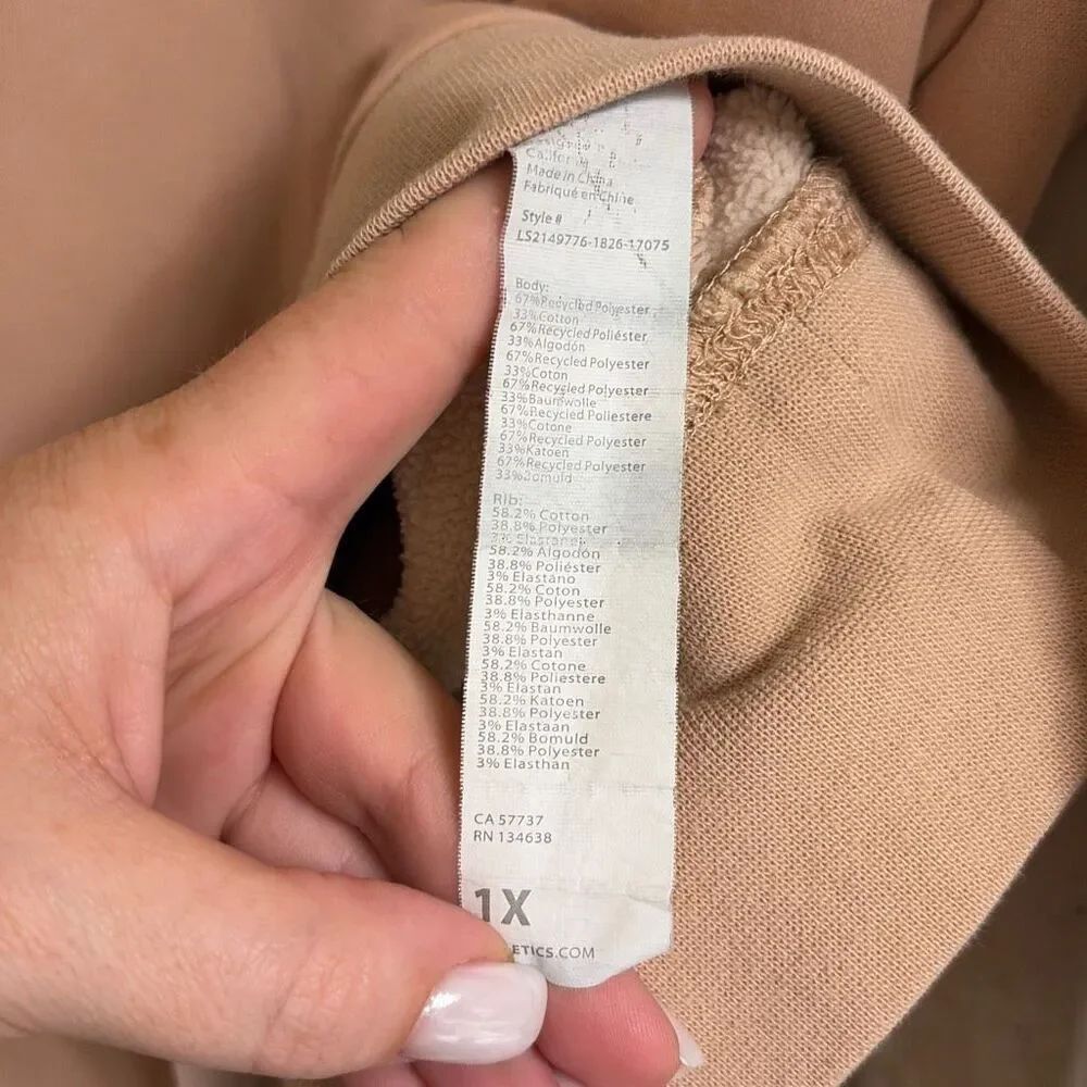 ✨Fabletics Eco Go-To Crewneck Gaia Sz 1X Sweatshirt✨ - Picture 8 of 8